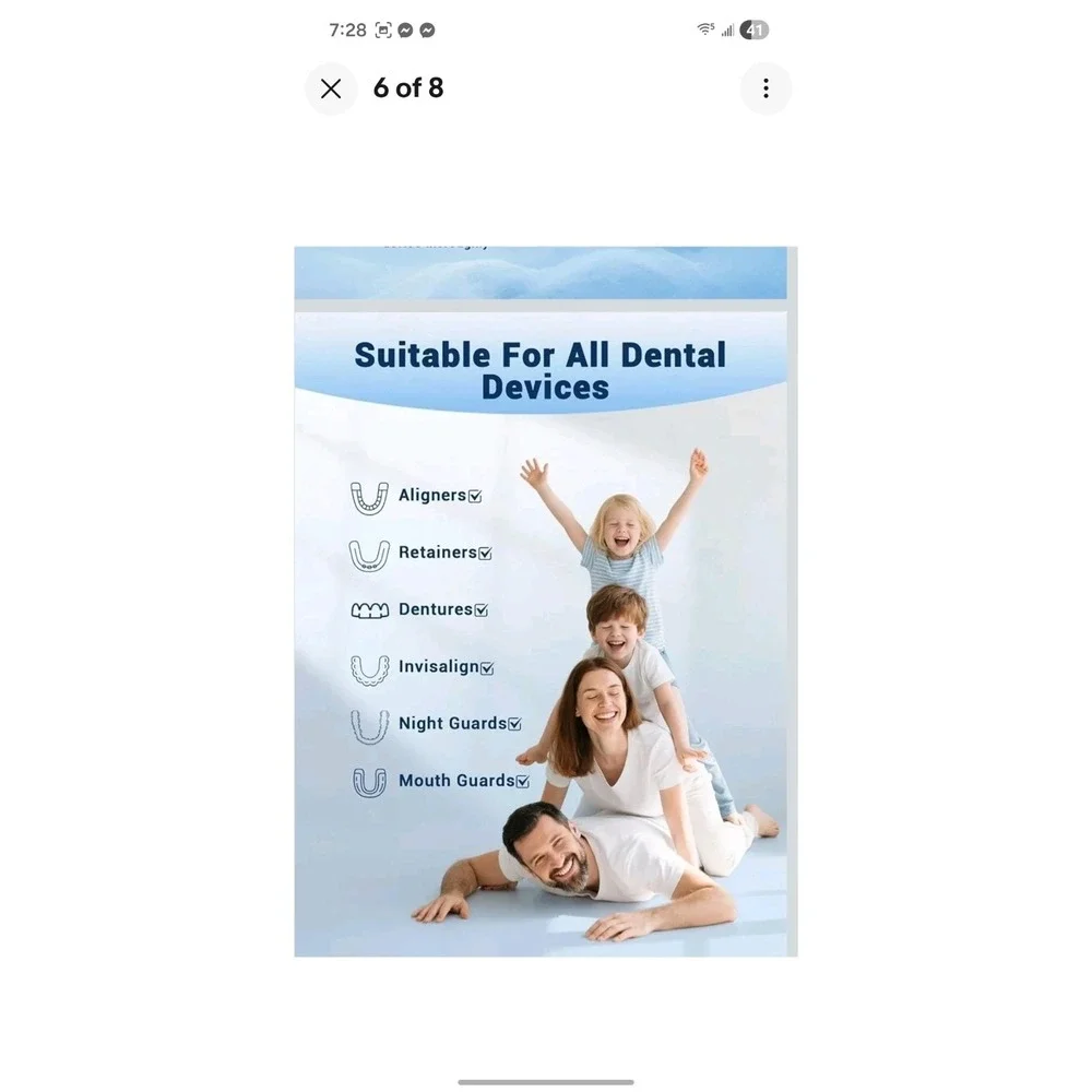 Retainer Cleaner Tablets 120 Denture Cleaning Tablets Invisalign WRKLLY ex: 2028